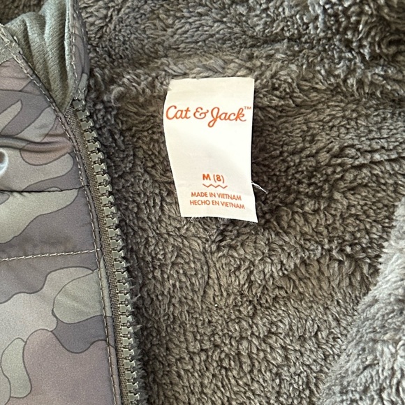 Cat & Jack Gray Camouflage Jacket - Picture 7 of 7